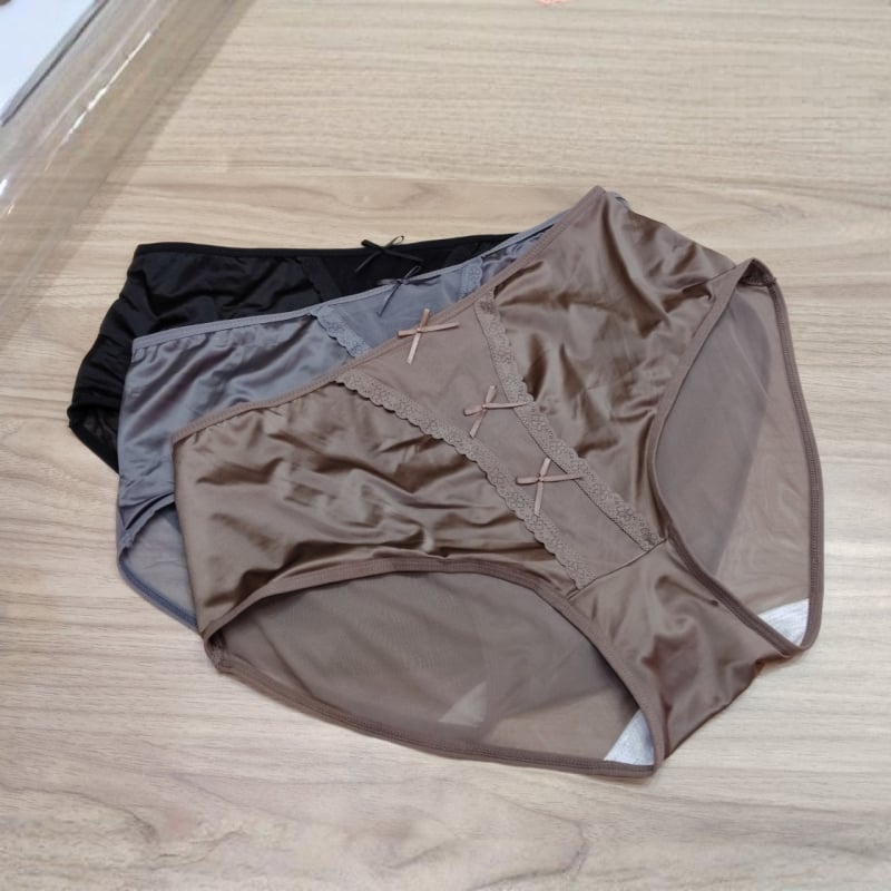 Ženske čipkaste gaćice s visokim strukom, plus size