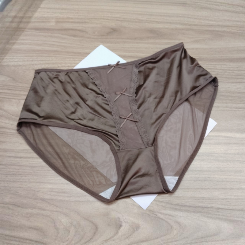 Ženske čipkaste gaćice s visokim strukom, plus size