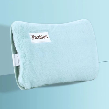 Recipient electric pentru apă fierbinte, reîncărcabil, încălzitor pentru mâini și abdomen, din flanelă, model 06
