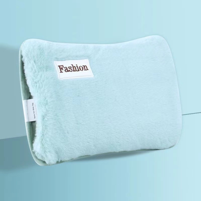 Recipient electric pentru apă fierbinte, reîncărcabil, încălzitor pentru mâini și abdomen, din flanelă, model 06