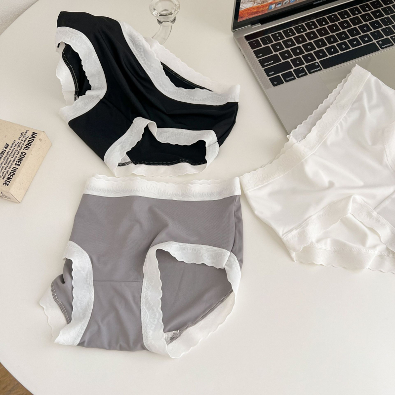 Ženske bikini gaćice s srednjim strukom od Ice Silk, ljeto, ultra tanke, prozračne, brzo suše, prirodan osjećaj