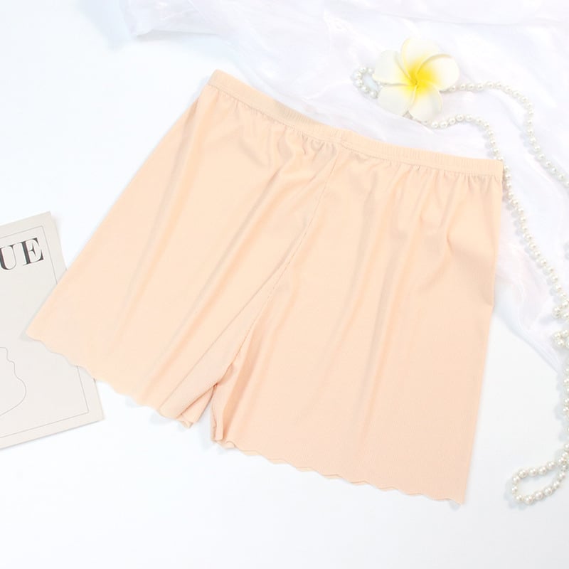 Bešivne ženske sigurnosne šorcice, neprozirne, Ice Silk, lagano ljeto, plus veličina, boxer šorc