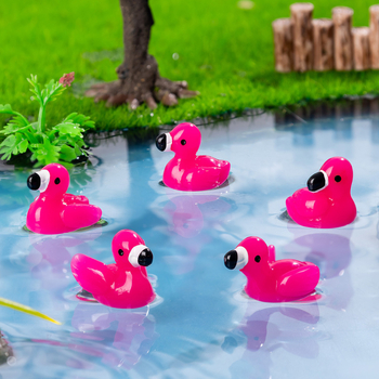 Figura od smole: simpatični flamingo, mali dekorativni predmet za stol, DIY dodatak