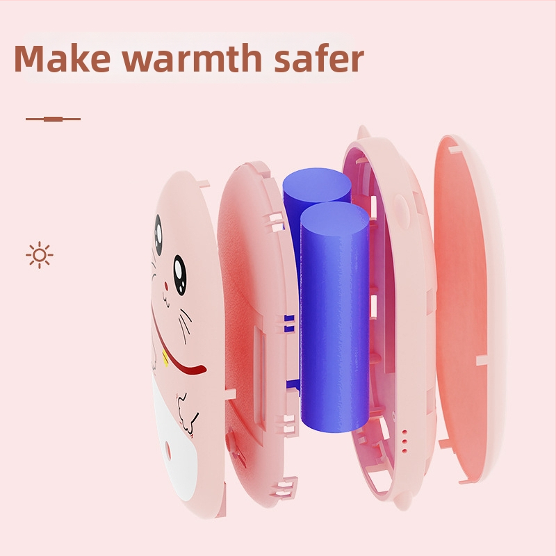 2 v 1 ohrievač rúk a power bank, kompaktný, s ochranou proti výbuchu, dvojstranné vykurovanie, vstavaná batéria 4000–6000mAh, USB nabíjanie, prenosný