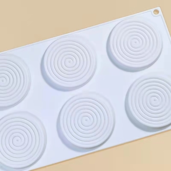 Silicone mold za mosquitne spirale; DIY set za ukrašavanje torti s 6 i 15 komada; kreativni kalup za čokoladu