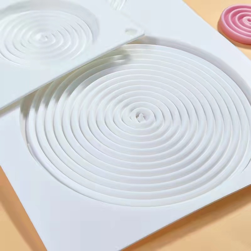Silicone mold za mosquitne spirale; DIY set za ukrašavanje torti s 6 i 15 komada; kreativni kalup za čokoladu