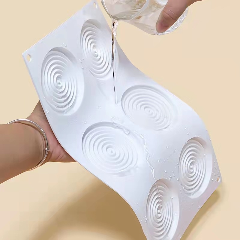 Silicone mold za mosquitne spirale; DIY set za ukrašavanje torti s 6 i 15 komada; kreativni kalup za čokoladu