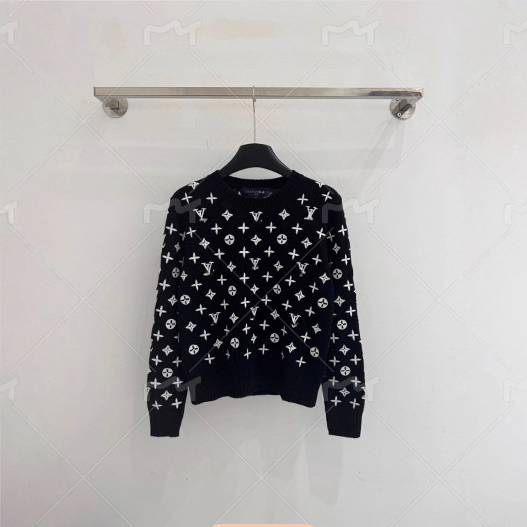 Női kasmír pulóver ősz-tél, kerek nyakú, jacquard mintázat, egyenes szabás