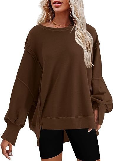Ženski hoodie s kapuljom, labav kroj, dugi rukavi, jednobojna boja, ulični stil