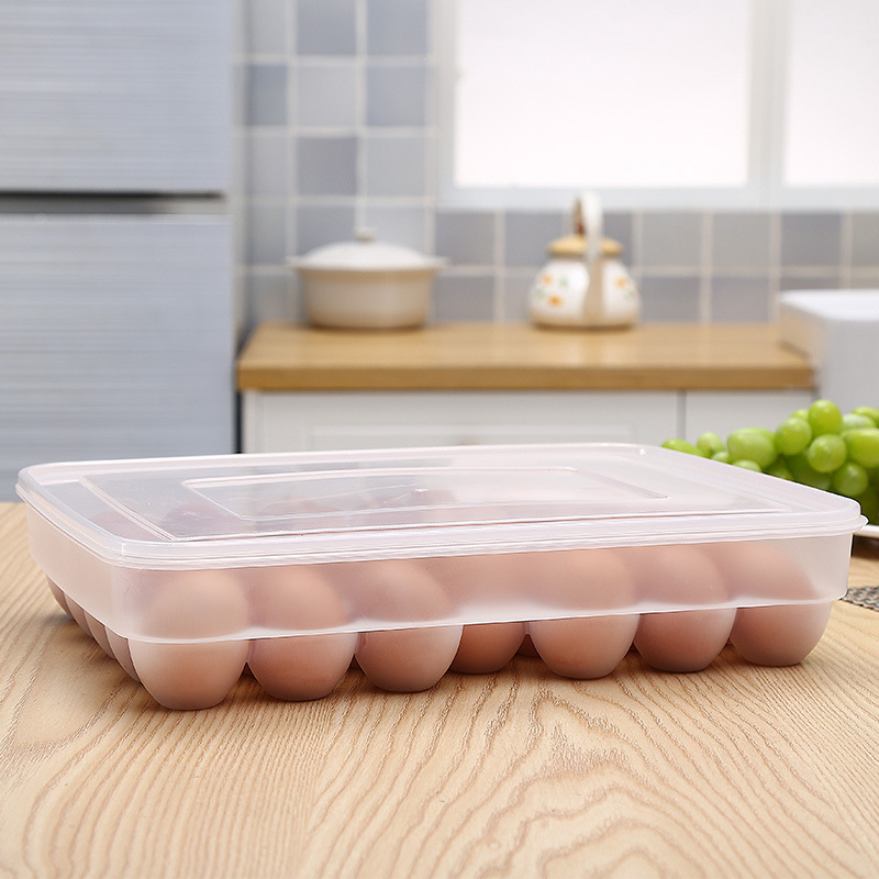 Plastična kutija za jaja za hladnjak, višeslojni stalak za skladištenje jaja, otporan na udarce