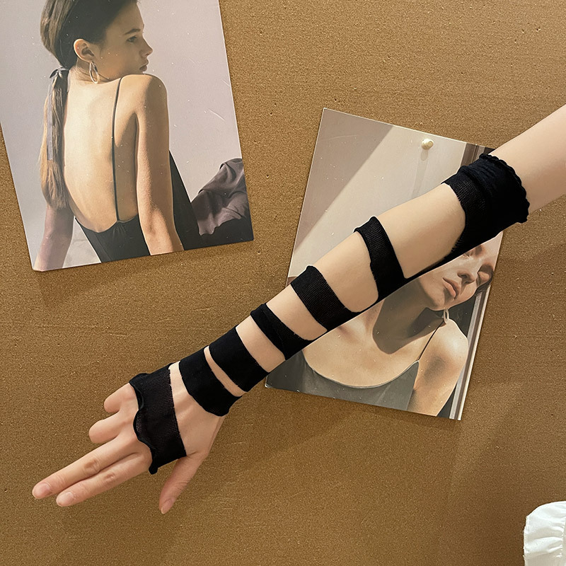 Millennium Y2K Spice Girls retro Bandage Arm Sleeve za žene, JK Lolita Anime Concealer rukavice