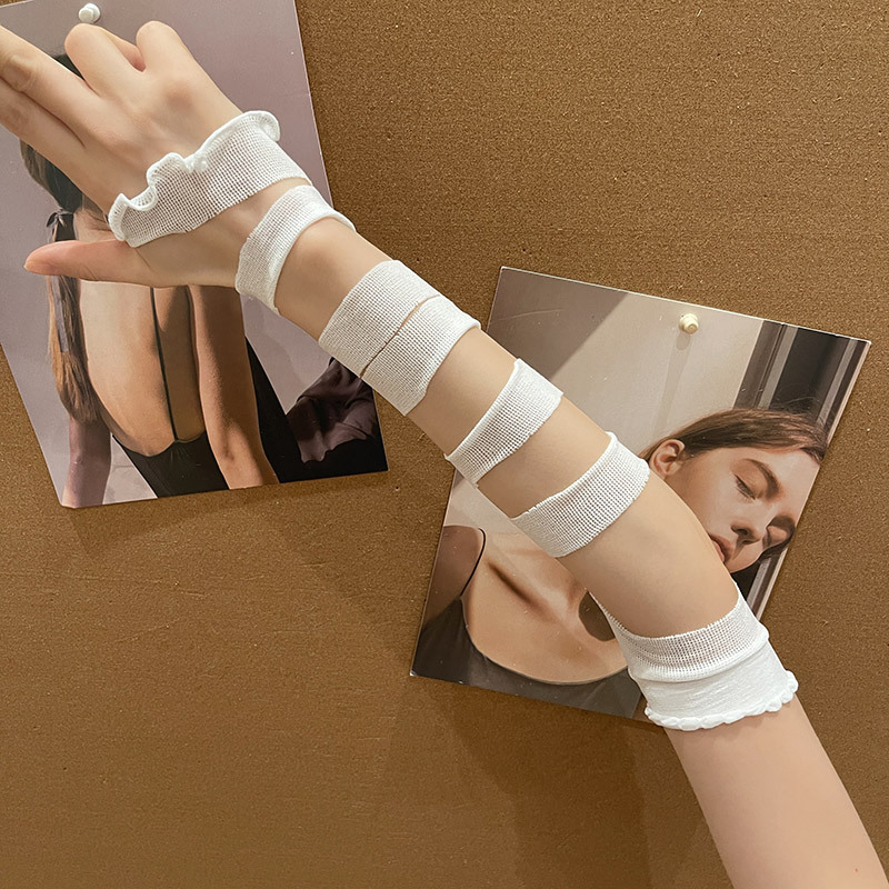 Millennium Y2K Spice Girls retro Bandage Arm Sleeve za žene, JK Lolita Anime Concealer rukavice