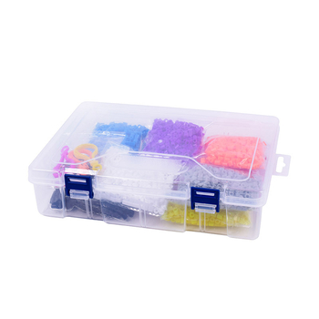 DIY dječji puzzle set od perlica s kutijom za pohranu