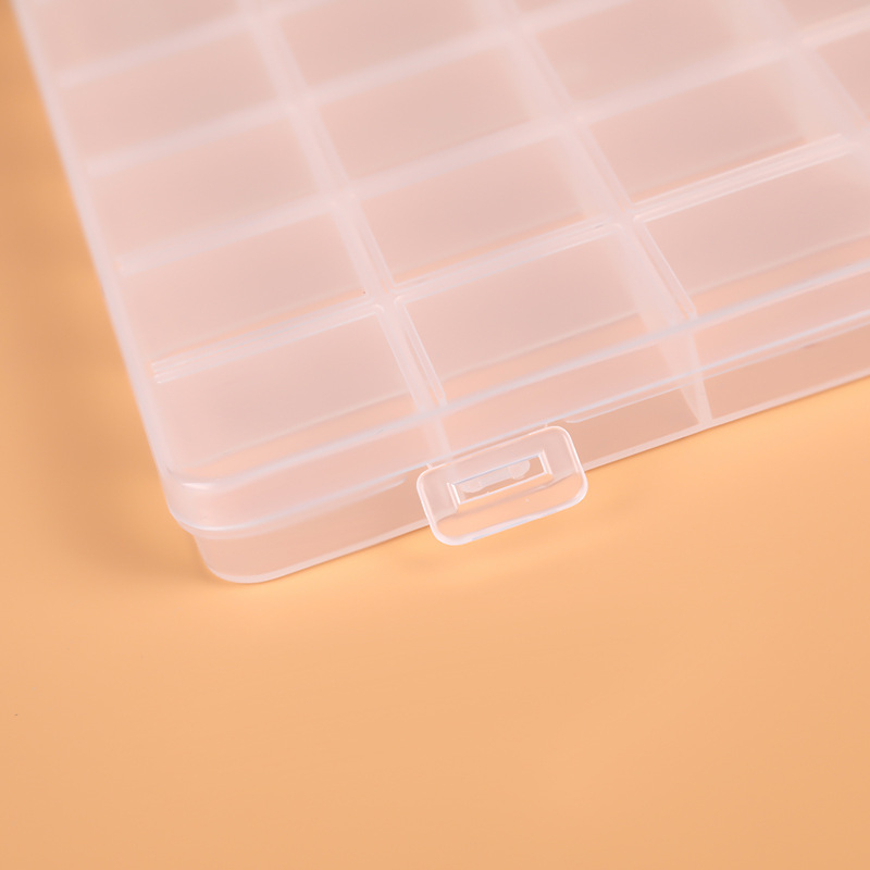 Plastična kutija s 42 pretinaca i mjestima za kartice za organiziranje perli, nakita i rhinestones za nokte