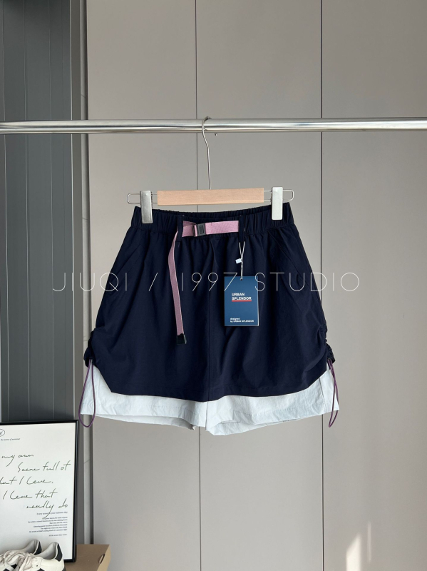 Ženske šorts-suknja u planinskom stilu, elastičan pojas, prozračan i brzo sušeći materijal, duljina 3/4, casual komad