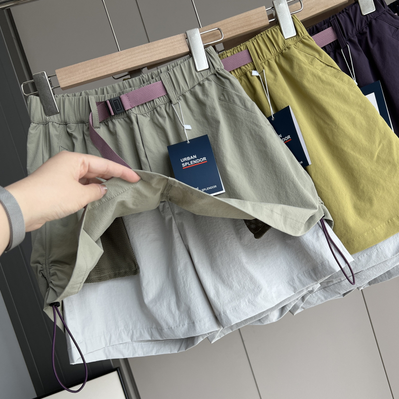 Ženske šorts-suknja u planinskom stilu, elastičan pojas, prozračan i brzo sušeći materijal, duljina 3/4, casual komad
