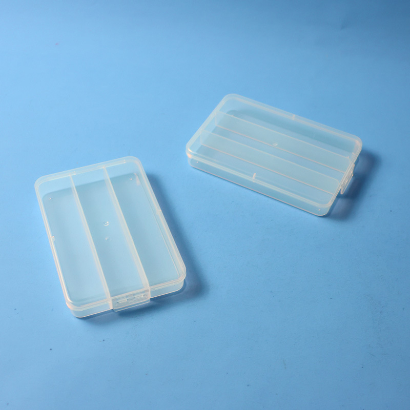 Prozirna plastična organizator kutija s fiksnim pretincima za gumbe, perlice, nakit, kozmetiku i ribolovne potrepštine
