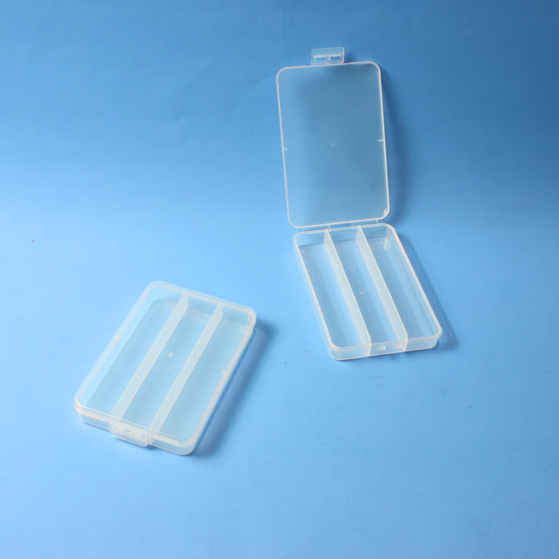 Prozirna plastična organizator kutija s fiksnim pretincima za gumbe, perlice, nakit, kozmetiku i ribolovne potrepštine