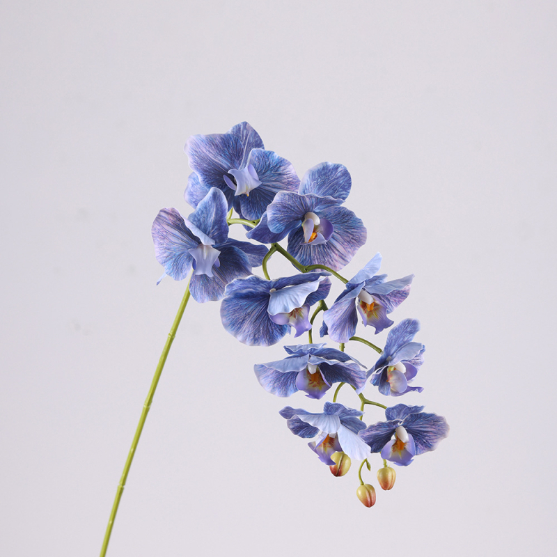 Umjetna orhideja Phalaenopsis s prirodnim dojmom, 9 cvjetova, svadbena stolna dekoracija, cvjetna dekoracija