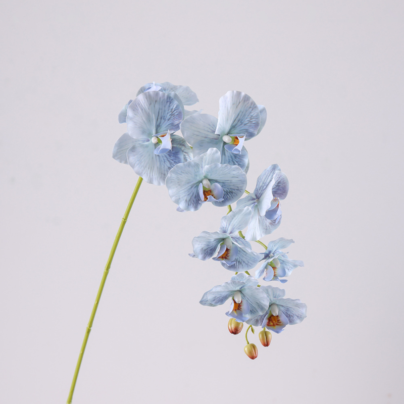 Umjetna orhideja Phalaenopsis s prirodnim dojmom, 9 cvjetova, svadbena stolna dekoracija, cvjetna dekoracija