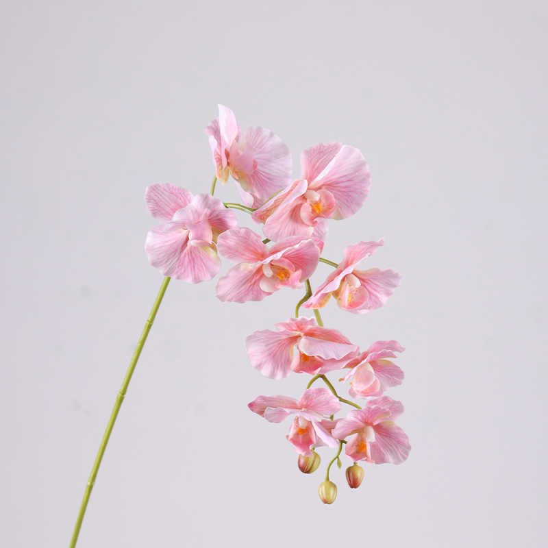 Umjetna orhideja Phalaenopsis s prirodnim dojmom, 9 cvjetova, svadbena stolna dekoracija, cvjetna dekoracija