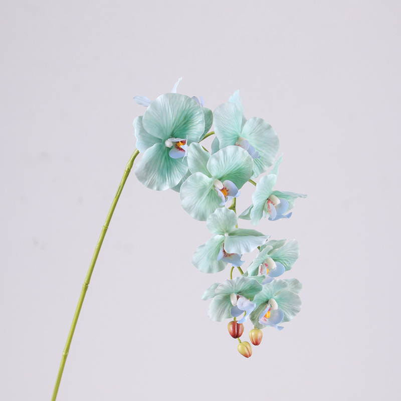 Umjetna orhideja Phalaenopsis s prirodnim dojmom, 9 cvjetova, svadbena stolna dekoracija, cvjetna dekoracija