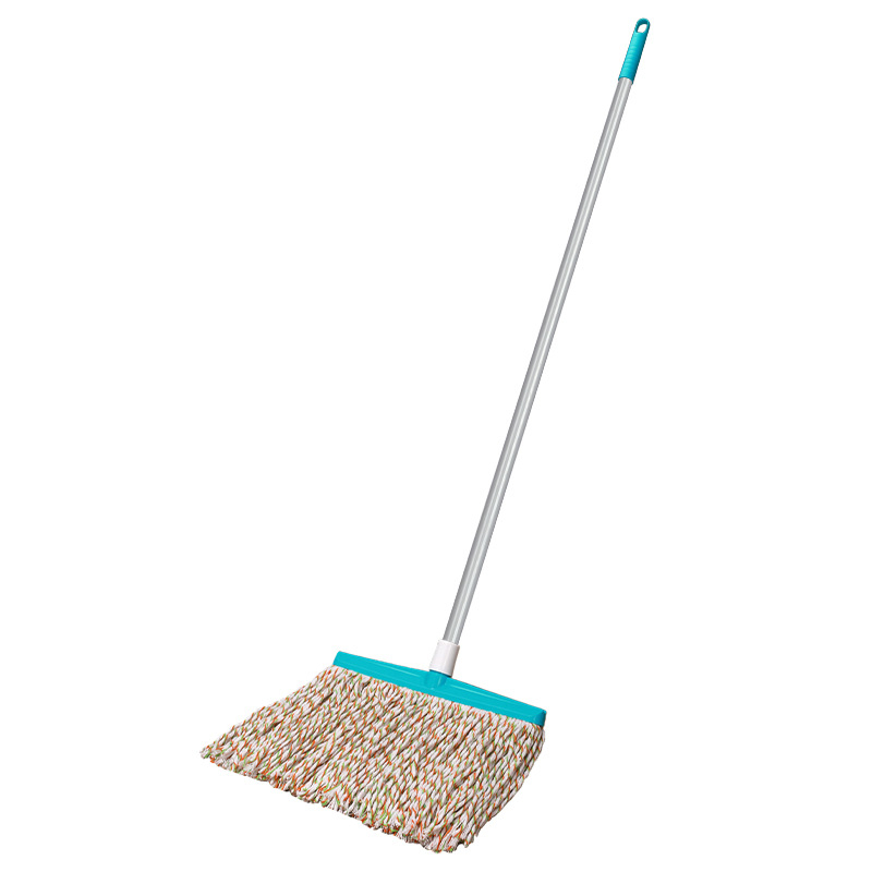 Kućni pamuk mop, tradicionalni plosnati mop sa širokom glavom, debeli šareni pamuk vlakna, upija i bez dlačica.