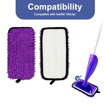 Zamjenska glava za Swiffer WetJet chenille podloge za mop (mokro i suho čišćenje)