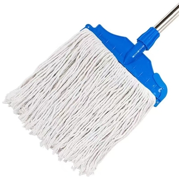Kućni pamučni mop s klipsom za učvršćivanje, odvojiv i periv, klasičan pamučni mop s glavom od 28 cm