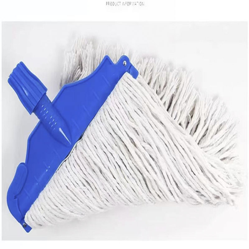 Kućni pamučni mop s klipsom za učvršćivanje, odvojiv i periv, klasičan pamučni mop s glavom od 28 cm