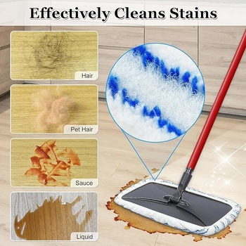 Zamjenska glava od mikrovlakana za plosnati mop O-Cedar – mokro i suho čišćenje