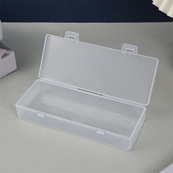 Prozirni stolni organizator u minimalističkom japanskom Muji stilu, velikog formata