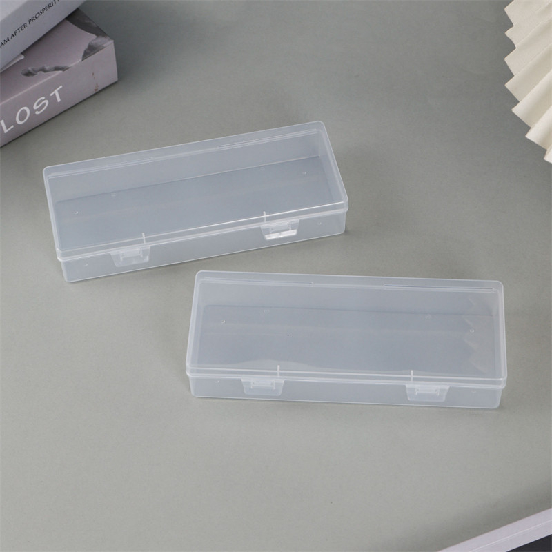 Prozirni stolni organizator u minimalističkom japanskom Muji stilu, velikog formata
