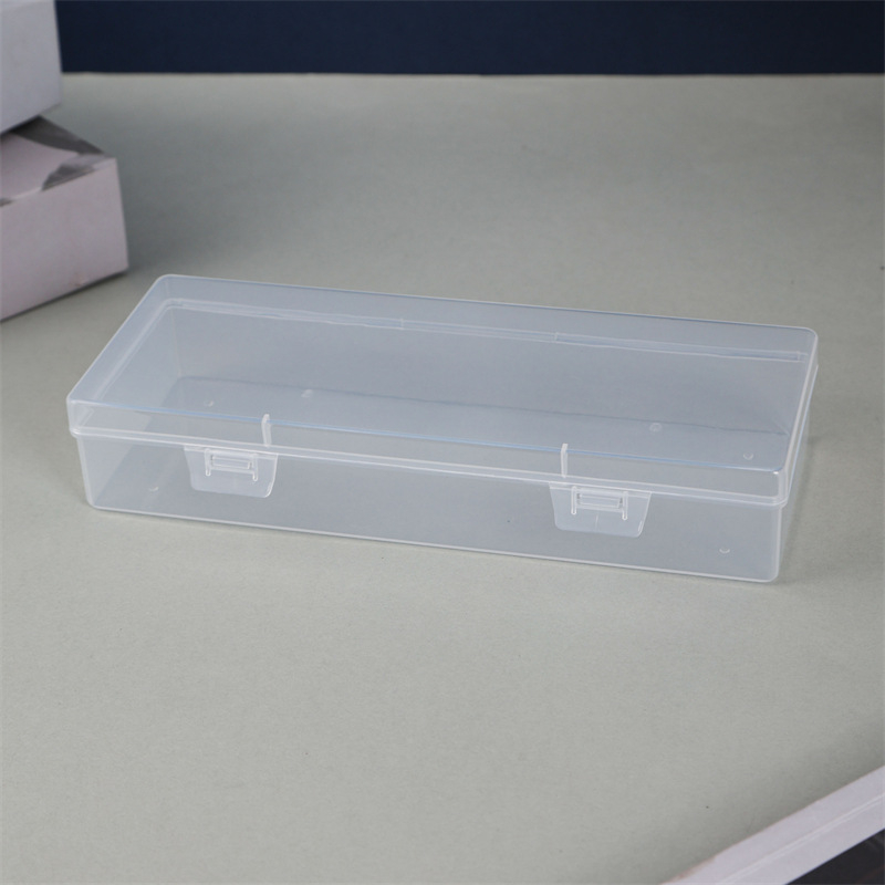 Prozirni stolni organizator u minimalističkom japanskom Muji stilu, velikog formata