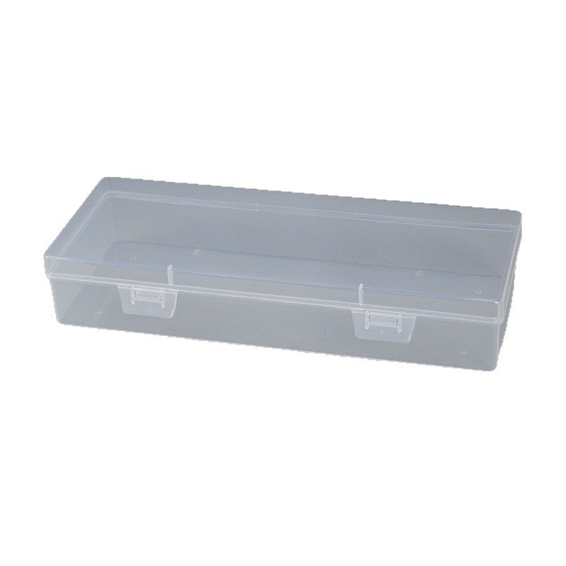 Prozirni stolni organizator u minimalističkom japanskom Muji stilu, velikog formata