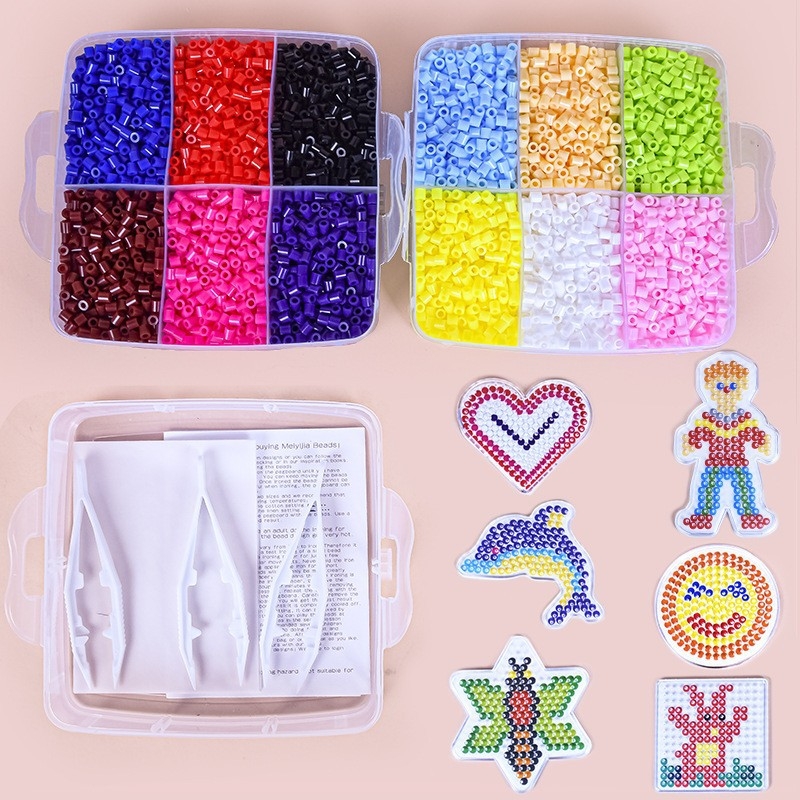 Veleprodajni set 5 mm mozaik perli – mala kutija s tri sloja, DIY kreativna slagalica za djecu