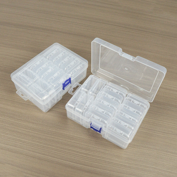 Set kutija s 15 odjeljaka, prozirna plastična kutija za sortiranje perli, dijamantne slike, gumice za kosu i ukosnice, PP organizer