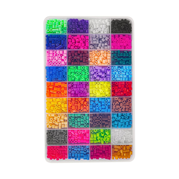 Set perlica promjera 5 mm, 36 boja, u kutiji, obiteljska DIY puzzle igra