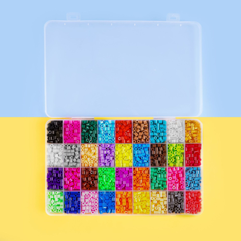 Set perlica promjera 5 mm, 36 boja, u kutiji, obiteljska DIY puzzle igra