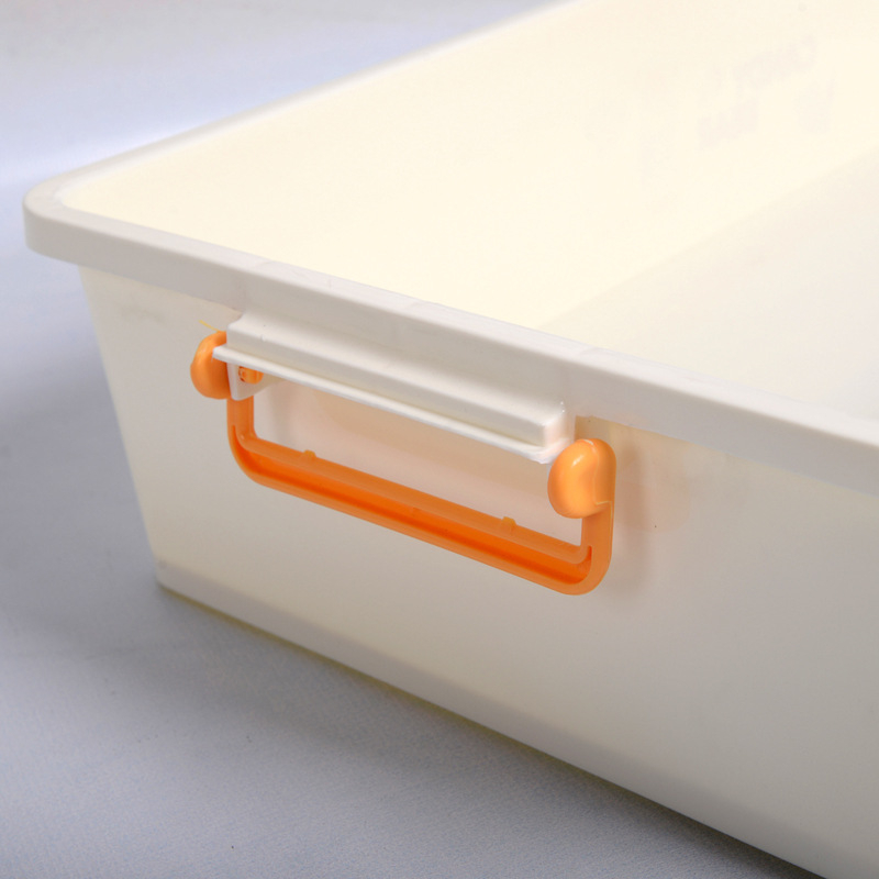 Plastična kutija za pohranu ispod kreveta s kotačićima, 35 L, dimenzije 79×39×16 cm