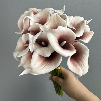 Mini umjetni Calla Lily cvijet s realističnim dojmom, dekorativni buket