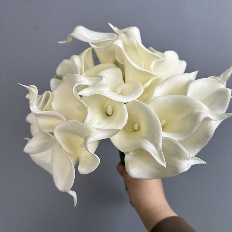 Mini umjetni Calla Lily cvijet s realističnim dojmom, dekorativni buket