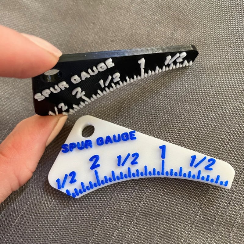 Wild Turkey Spur Gauge — Akrilno mjerno ravnalo