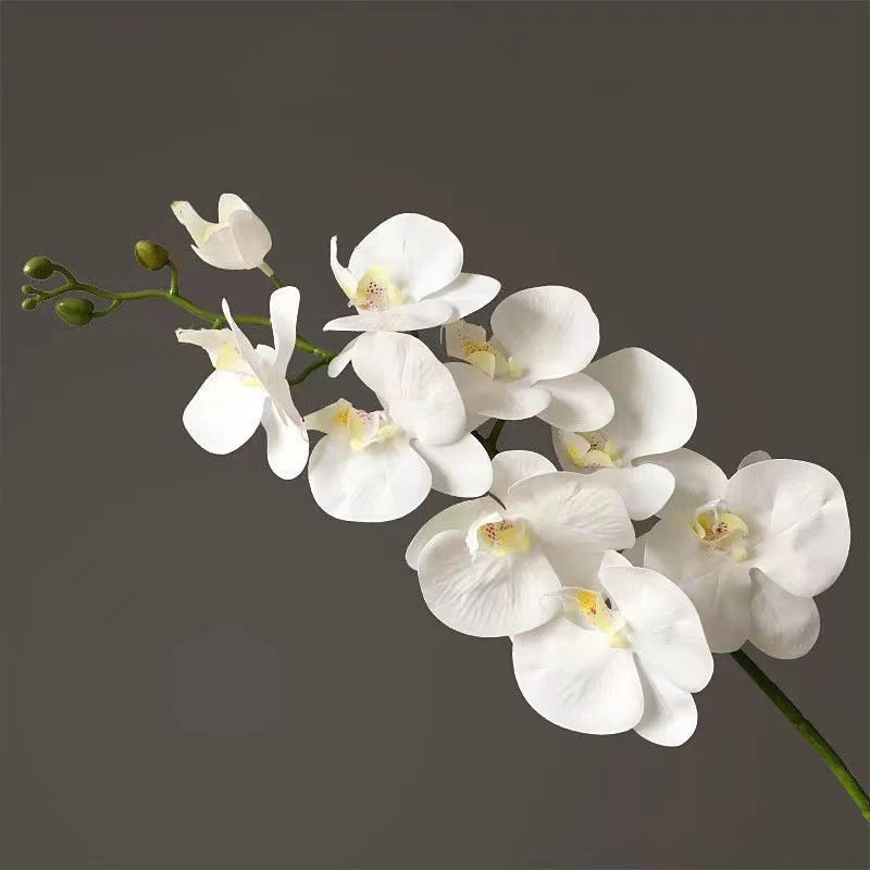 Phalaenopsis umjetni cvjetovi, 9 glav za kućnu dekoraciju i svadbene aranžmane