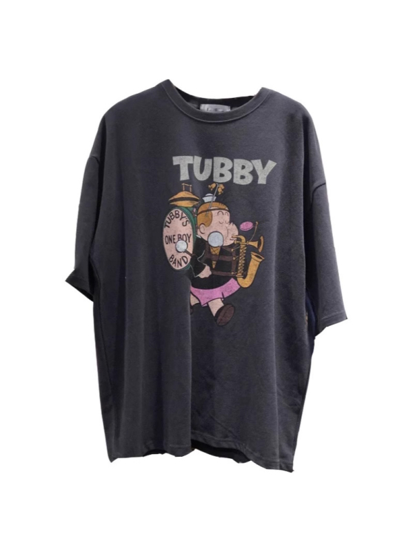 Ženski pamukasti T‑shirt s printom crtića, slobodan kroj, kratki rukavi, okrugli izrez, ljeto 2025