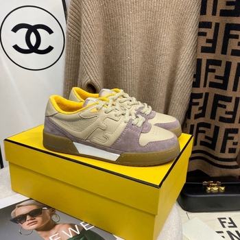 Top Edition F Brand Tenisice s velur panelima od prve kože, unisex, boja blok – bijelo-crne sportske casual tenisice