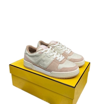 Top Edition F Brand Tenisice s velur panelima od prve kože, unisex, boja blok – bijelo-crne sportske casual tenisice