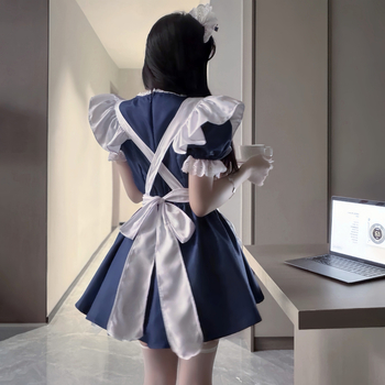 Set maid cosplay u japanskom stilu — slatka školska haljina, Lolita outfit za anime, plus size, svakodnevno nošenje