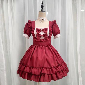 Japanski stil seksi haljina za sobaricu, Lolita stil, jednodijelna haljina