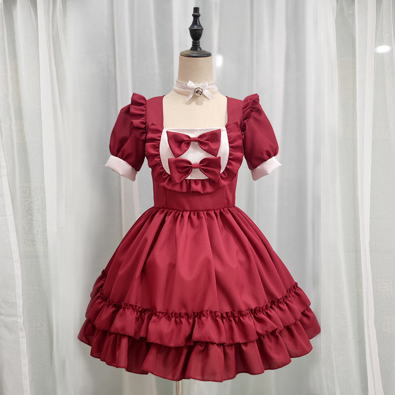 Japanski stil seksi haljina za sobaricu, Lolita stil, jednodijelna haljina